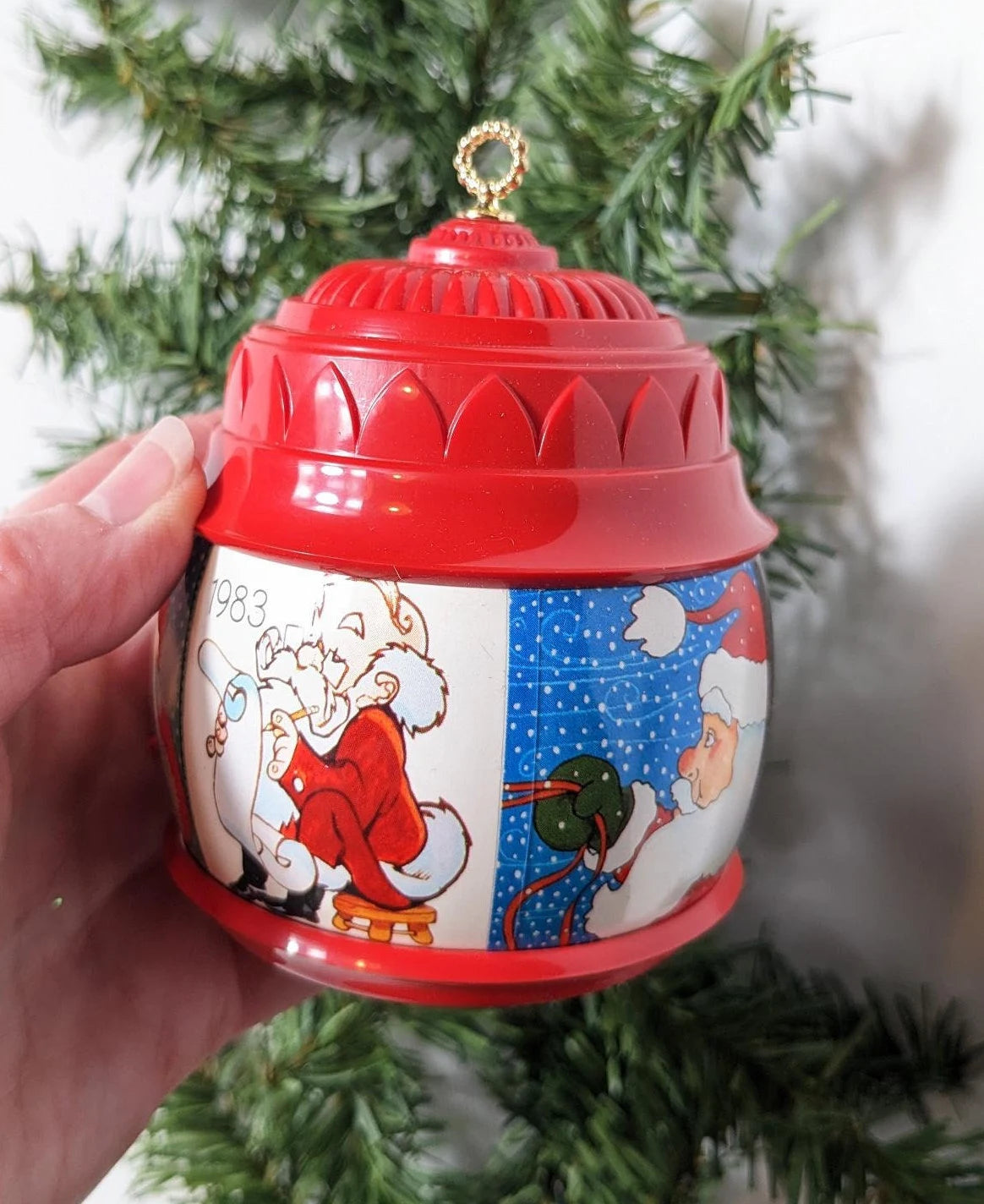 Vintage Faces of Santa Hallmark Christmas Ornament
