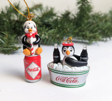 Vintage Mini Coca Cola Ornaments