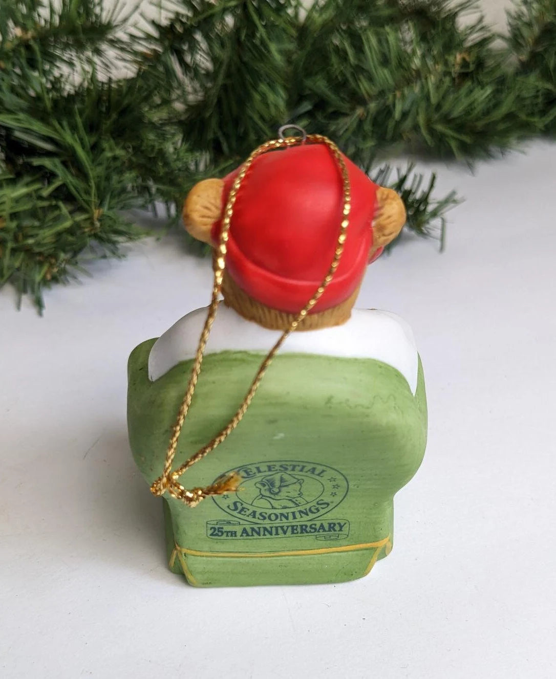 Vintage Sleeping Bear Christmas Ornament