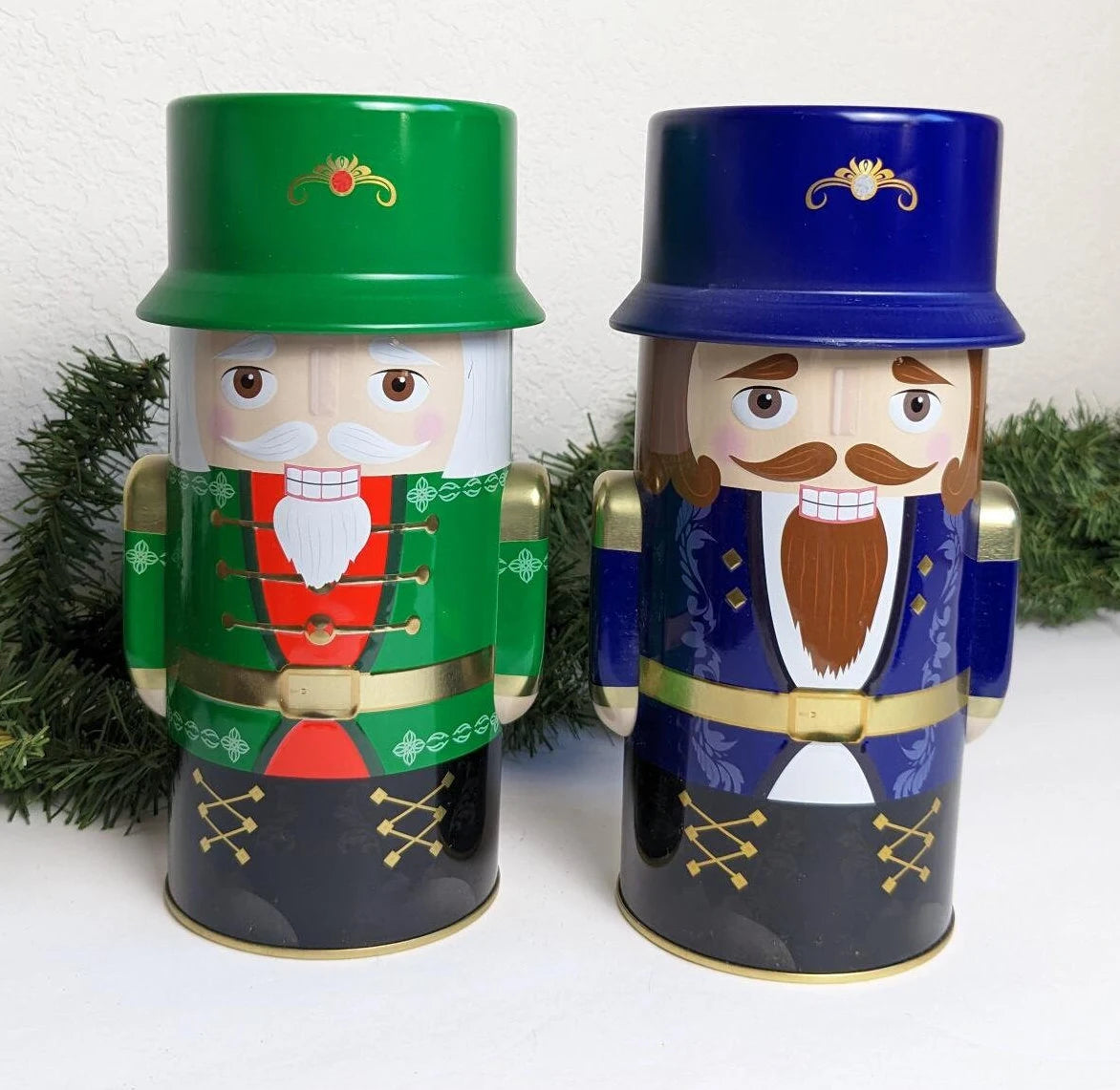 Nutcracker Christmas Vintage Tins