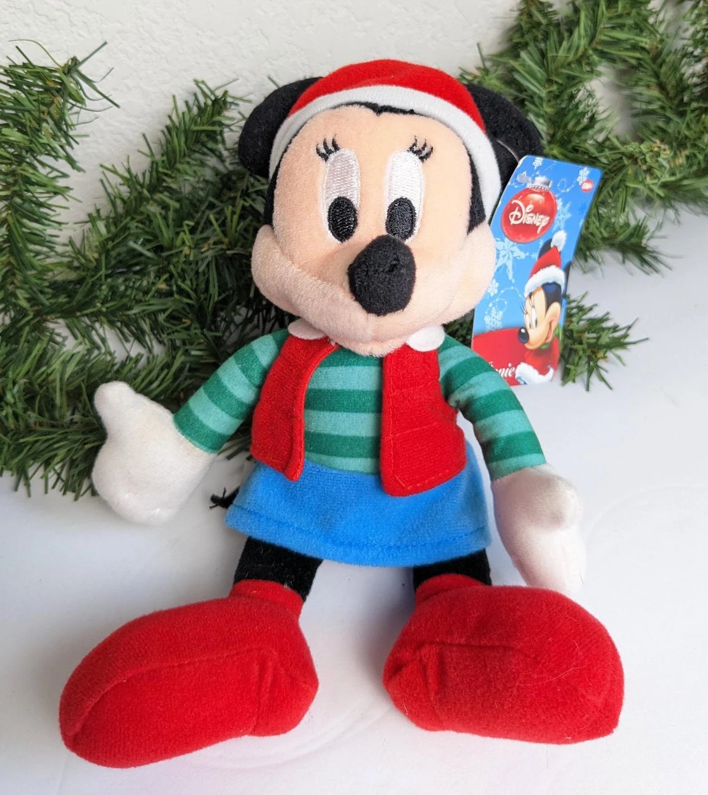 Vintage Disney Minnie Mouse Christmas Plush