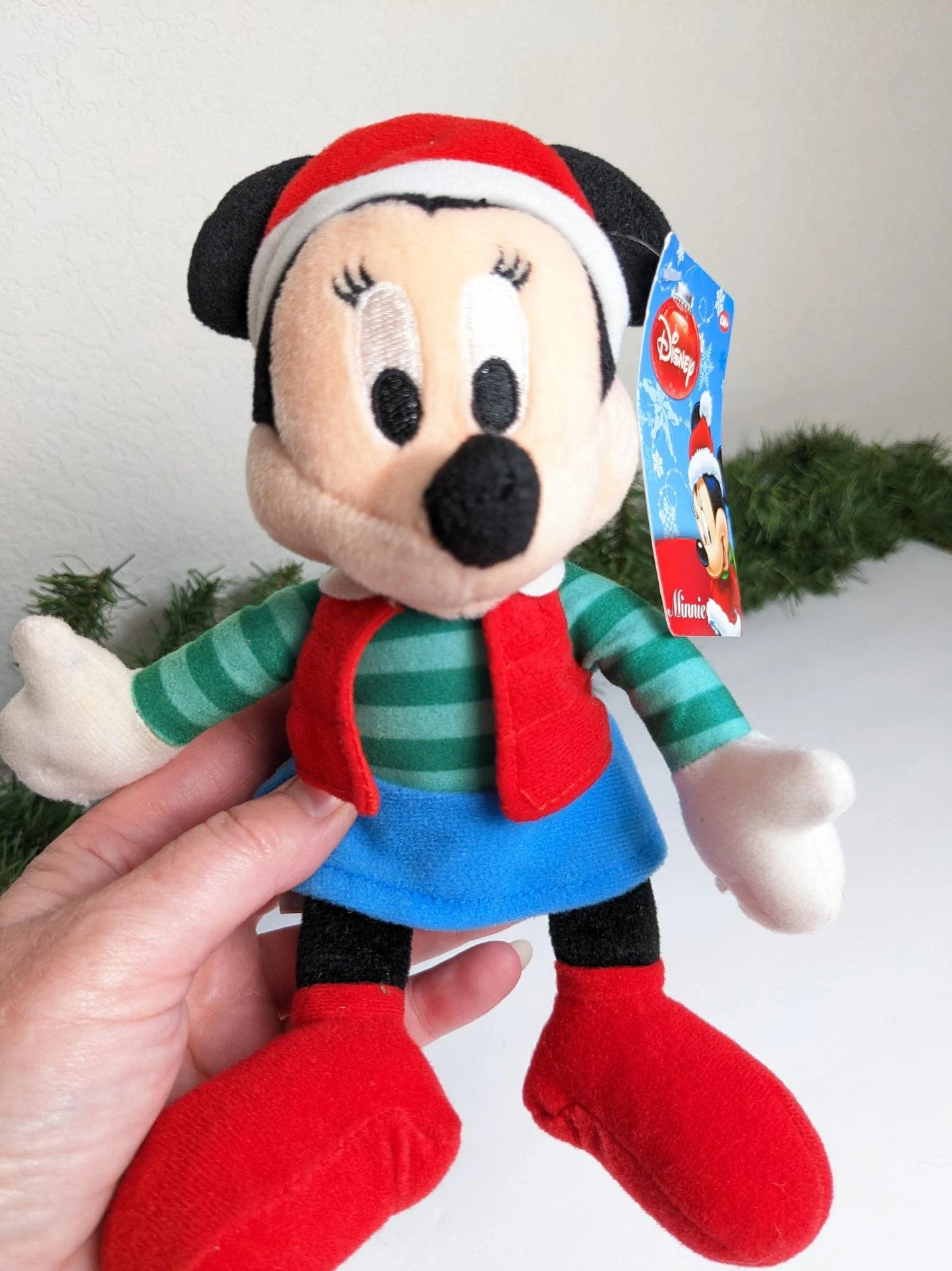 Vintage Disney Minnie Mouse Christmas Plush