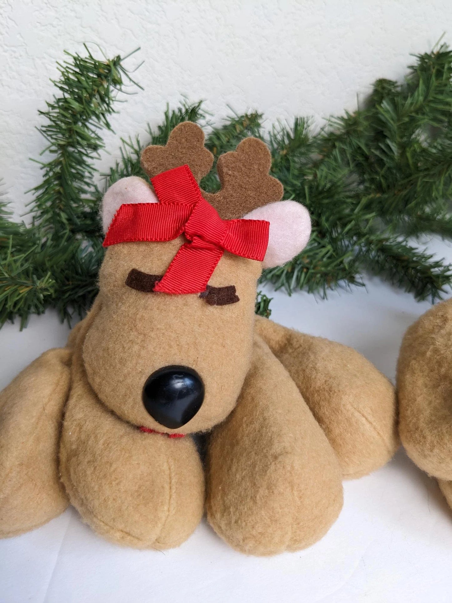 Rhonda Reindeer Plush Stuffed Animal - Vintage 1984