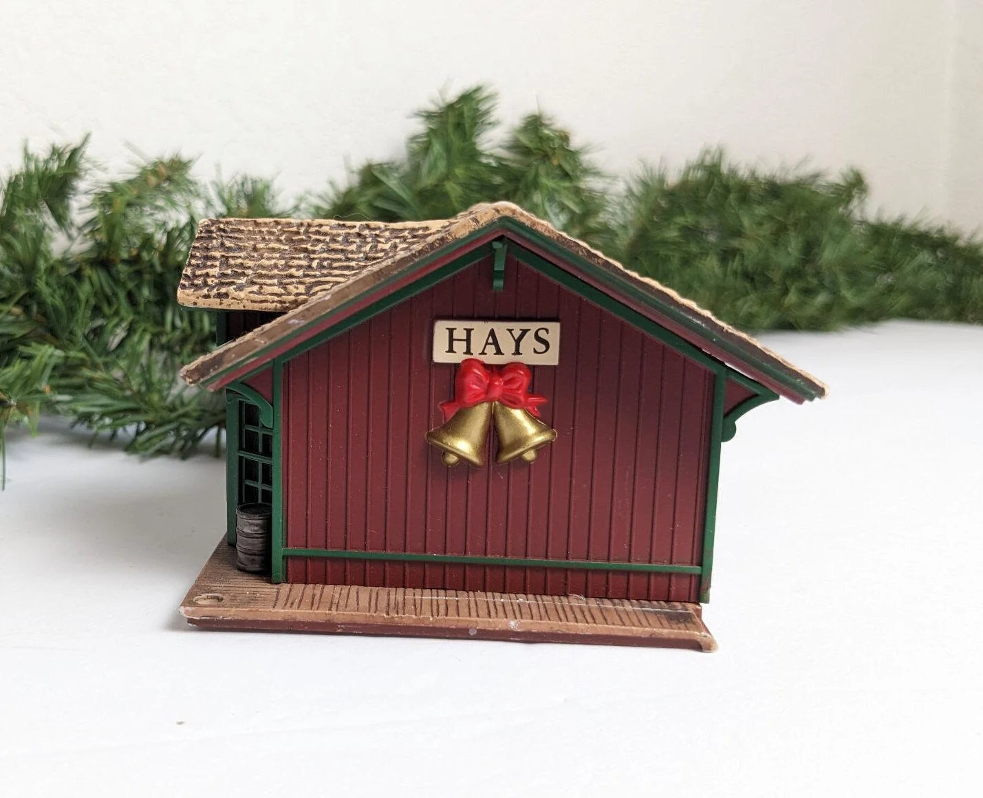 1994 Hays Train Station from The Sarah, Plain and Tall Christmas Scene Collection for decor or to add to your miniature train set