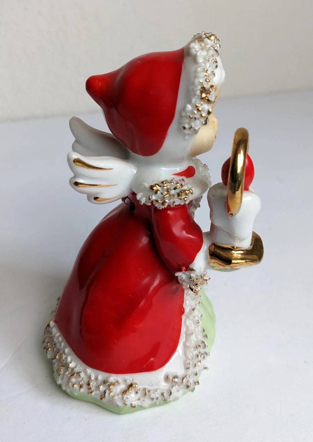 Vintage Lefton Angel Christmas Bell