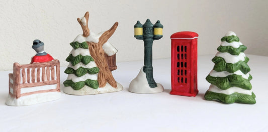 Victorian Village Christmas Outside Accessories