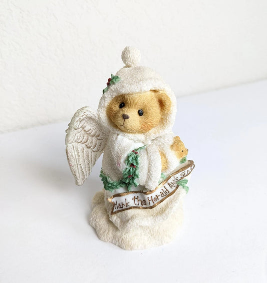 Stormi Christmas Angel Bear 'Hark The Herald Angels Sing' Vintage Figurine