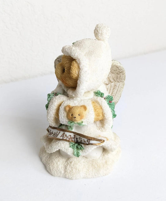 Stormi Christmas Angel Bear 'Hark The Herald Angels Sing' Vintage Figurine