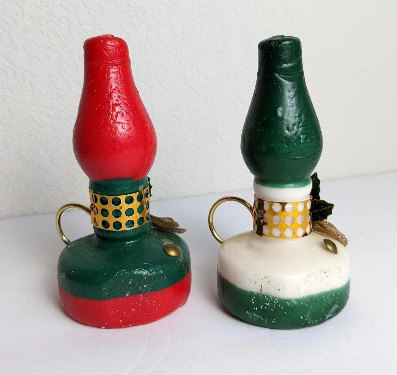 Vintage Lantern Christmas Yule Candles