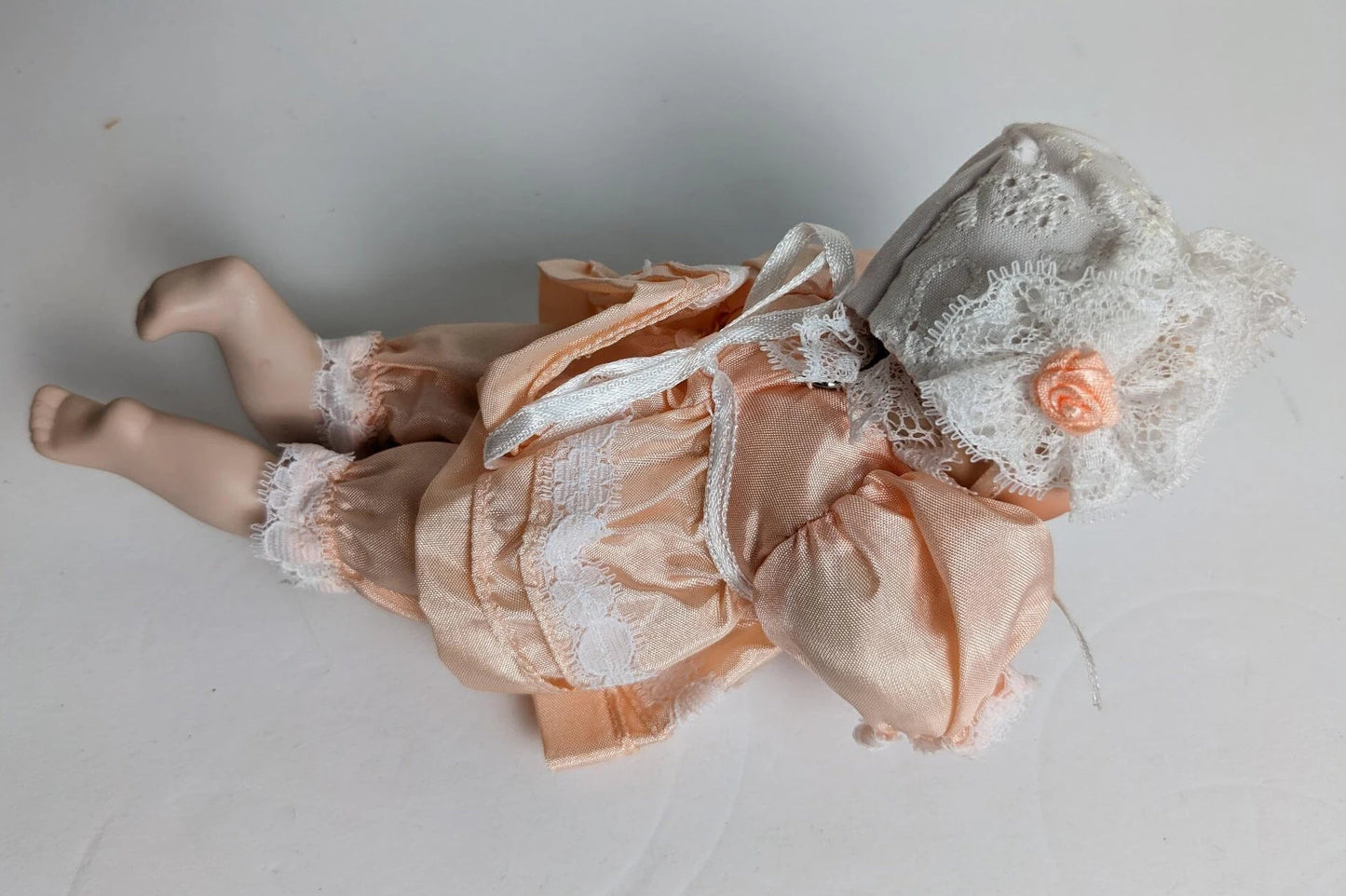 Vintage Crawling Baby Doll Yolanda Bello Porcelain Doll