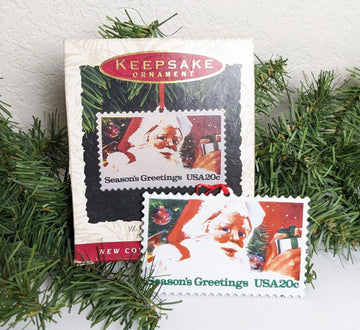 U.S. Christmas Stamps - Hallmark Keepsake Ornament 1993