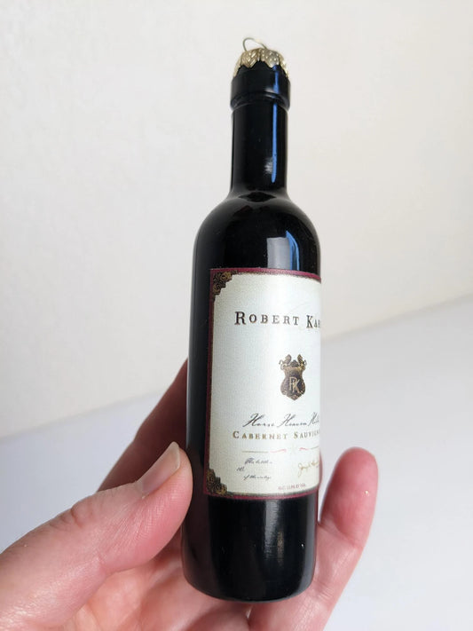 Wine Christmas Ornament