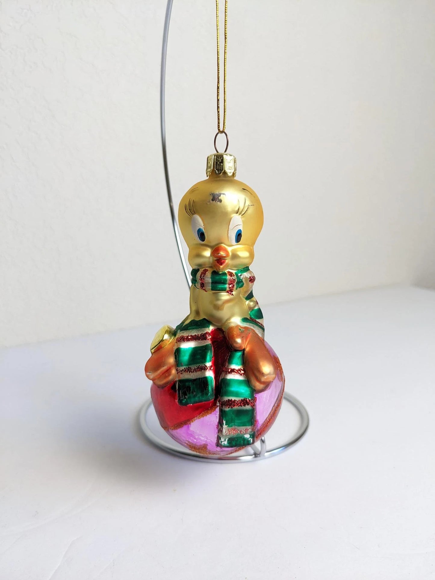 Vintage Tweedy Bird Christmas Ornament