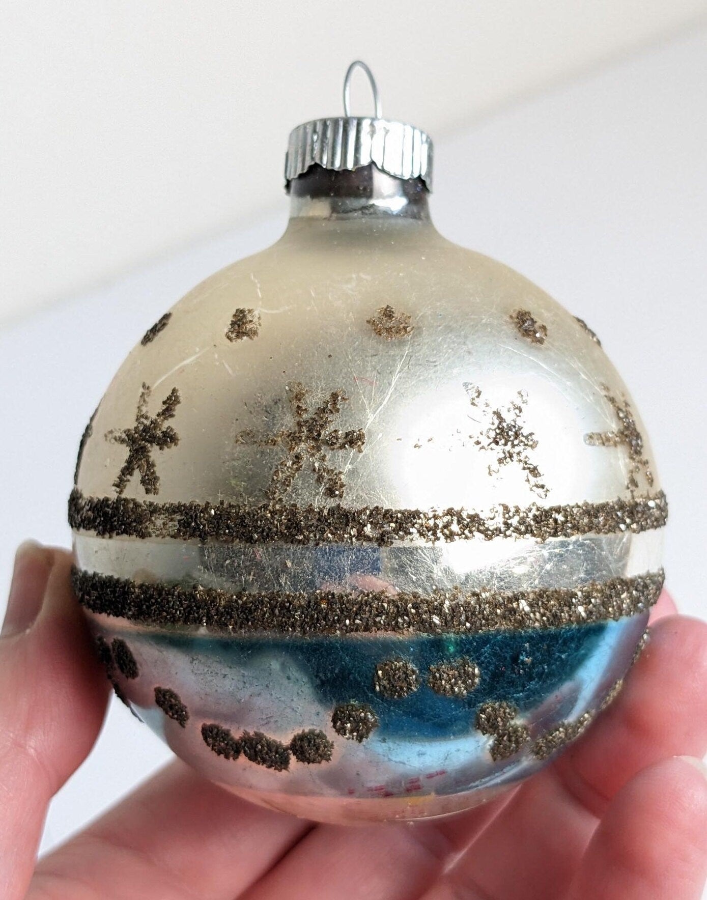 Vintage Shiny Brite Glass Ornament Set