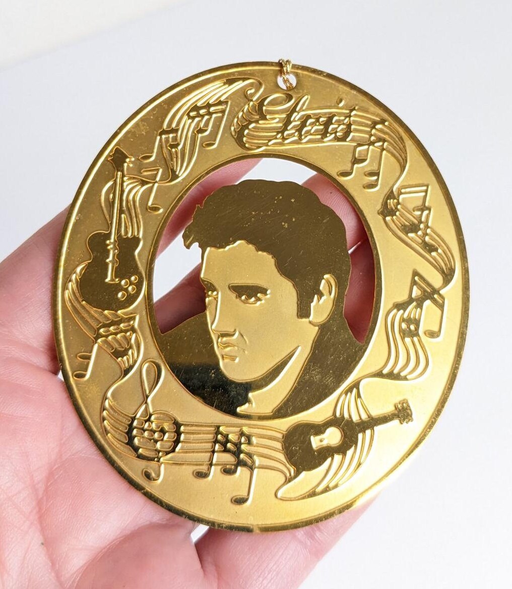 Vintage 1995 Elvis Christmas Ornament