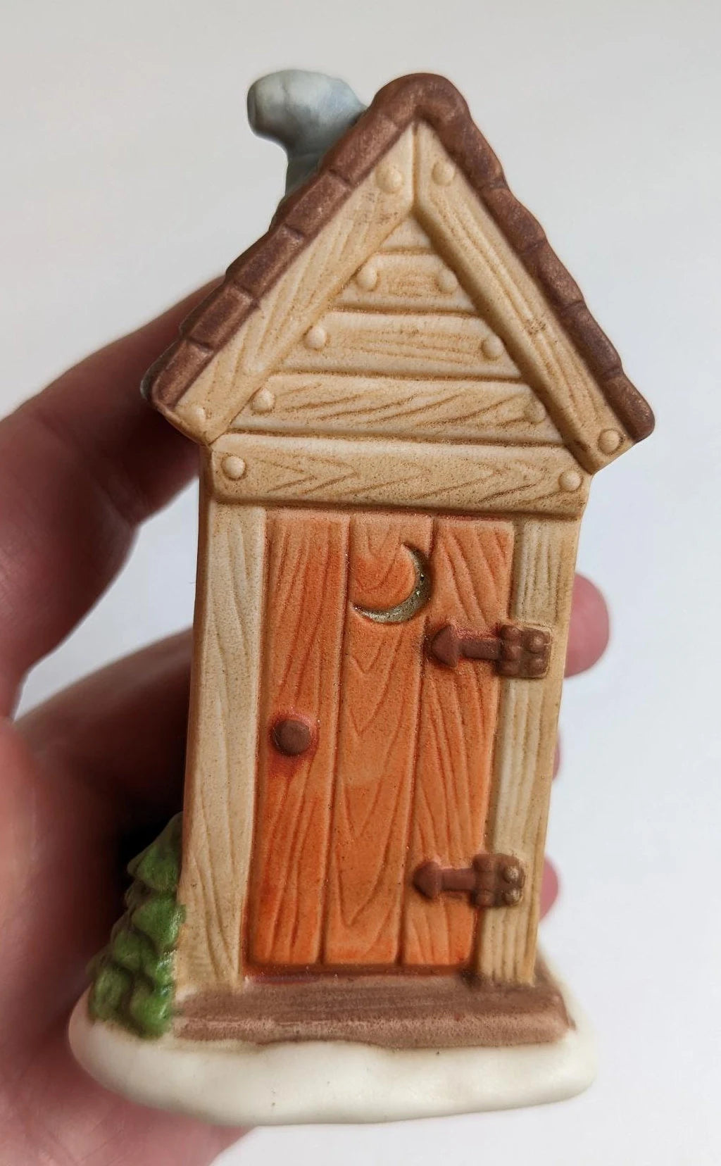 Vintage Colonial Village Christmas Accessories Outhouse