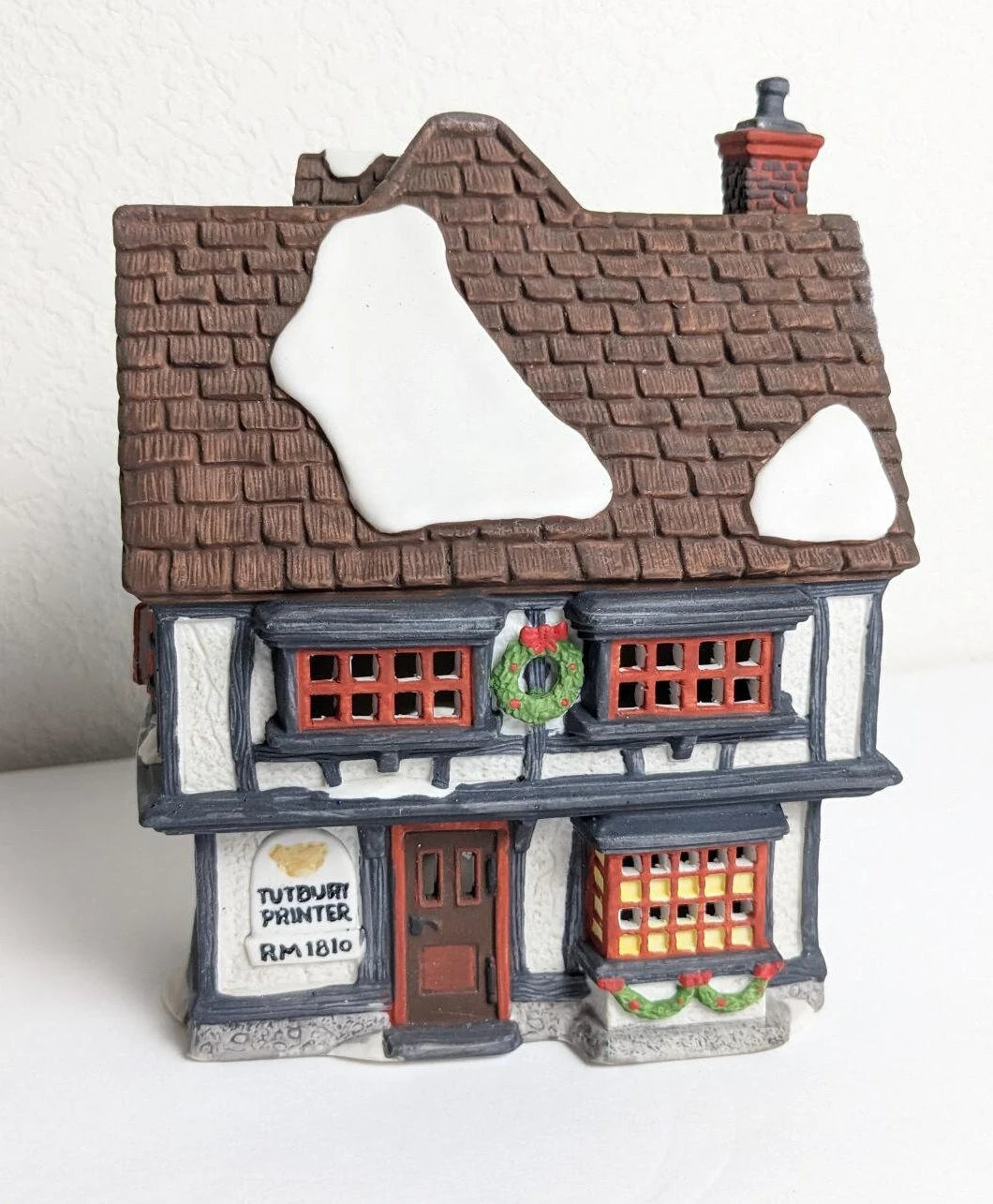 Heritage Christmas Village Accessories Printers Office