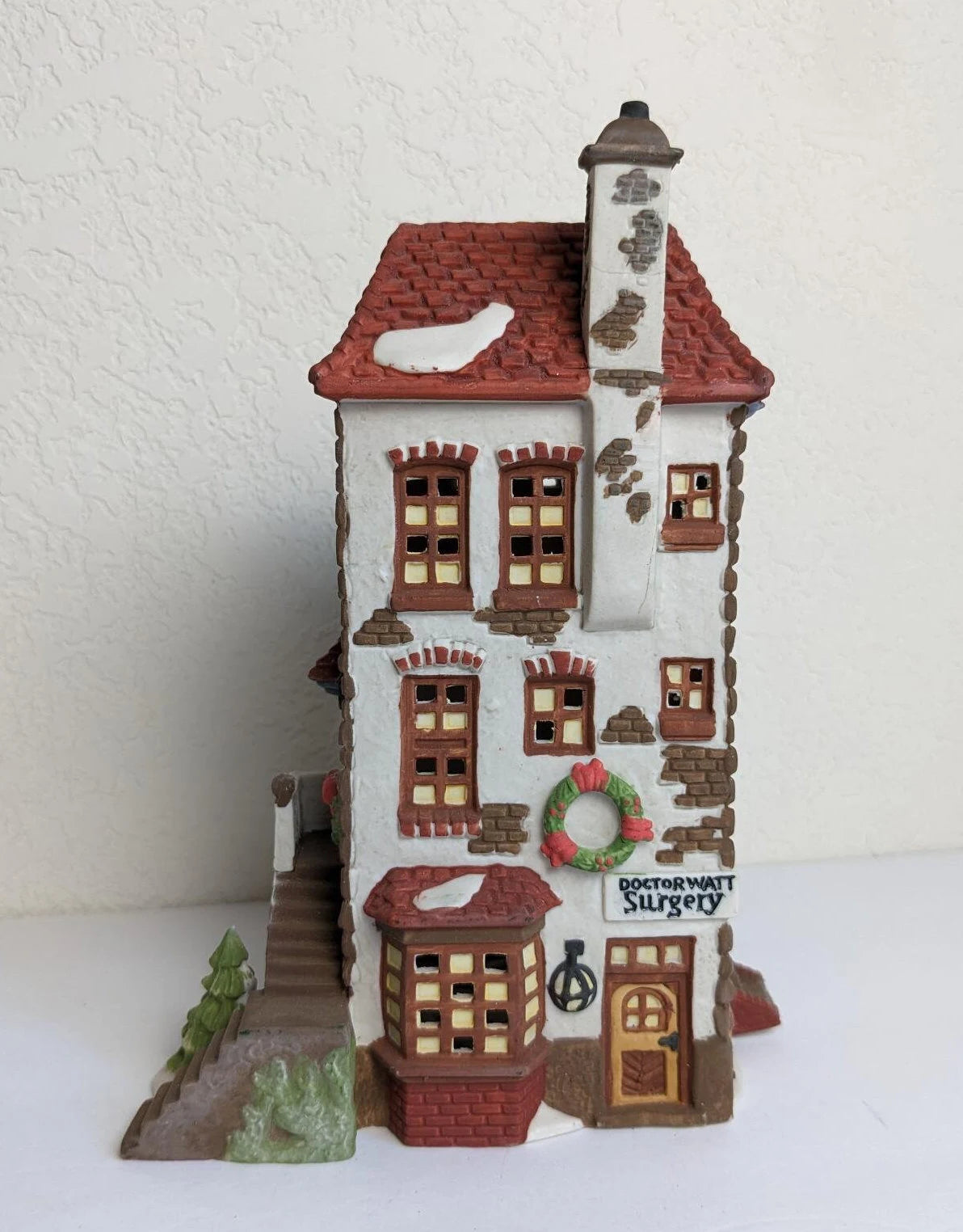 Vintage Christmas Village Doctors Office