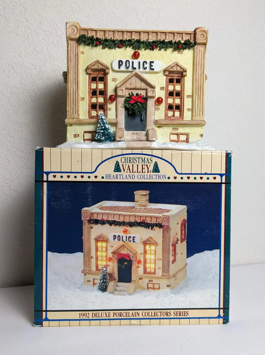 Christmas Valley Police Station Village Accessories