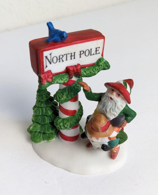 'Trimming The North Pole' Christmas Village Accessories