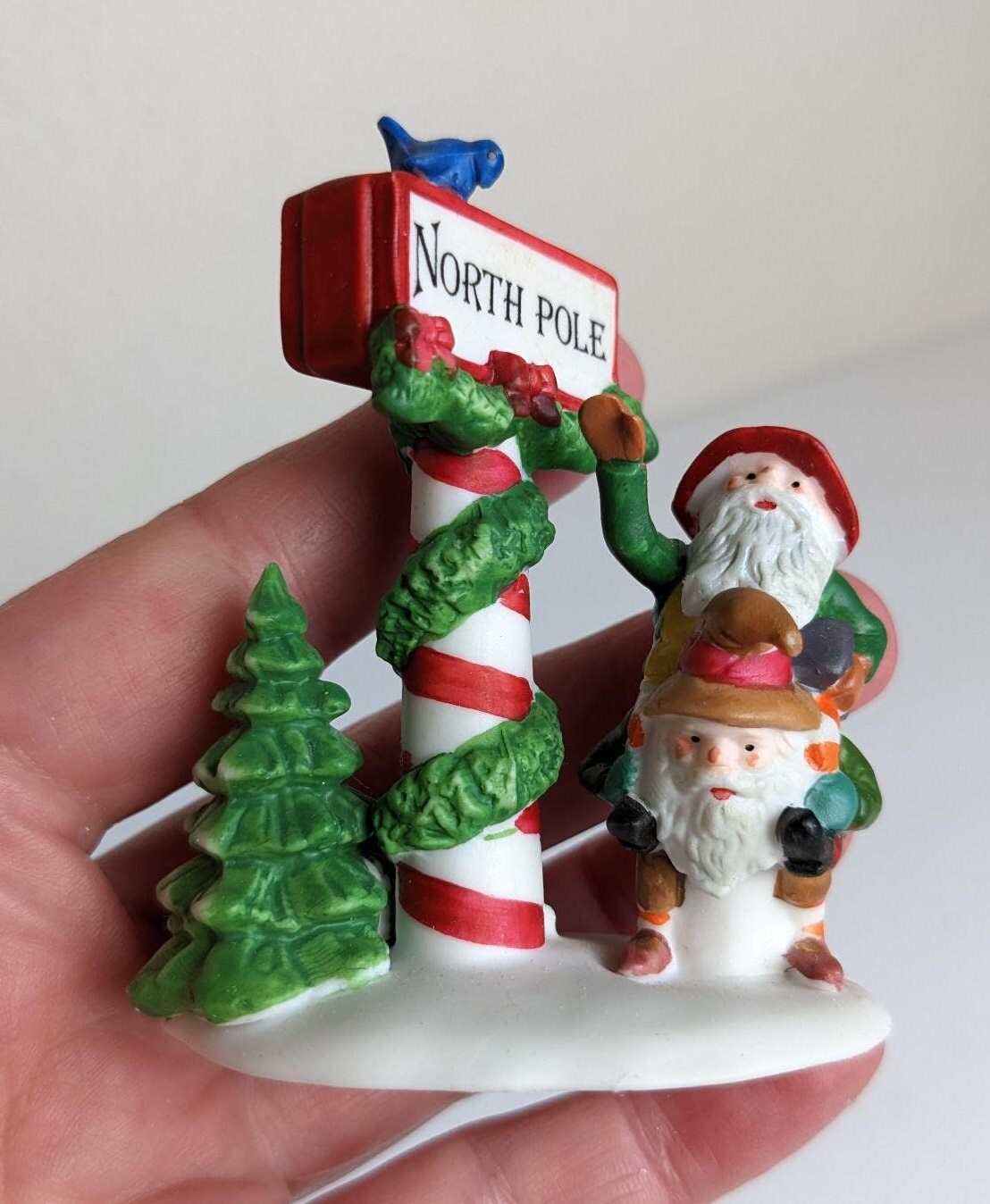 'Trimming The North Pole' Christmas Village Accessories