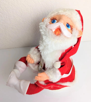 Vintage Santa Clause Christmas Decoration Sankyo Musical Santa Claus