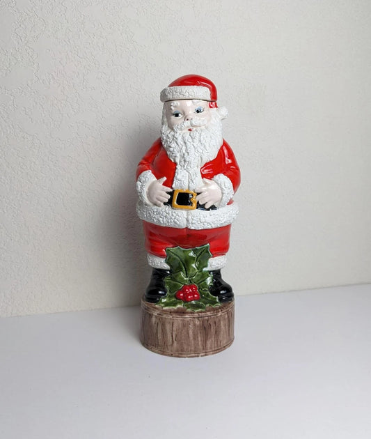 Vintage Santa Claus Decanter Bottle