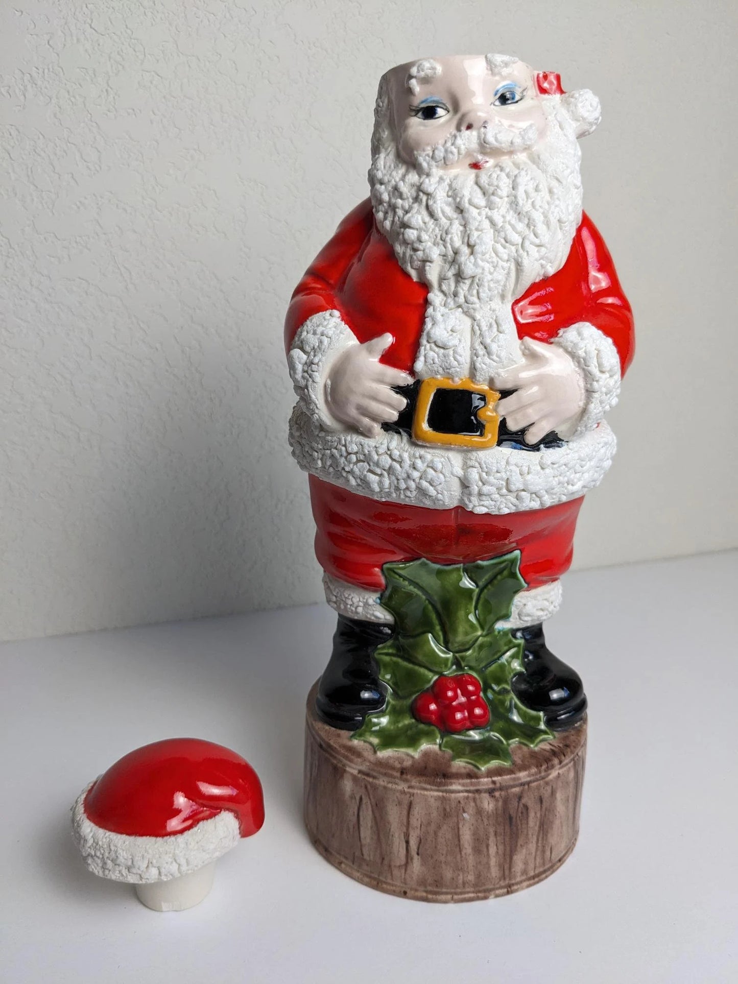 Vintage Santa Claus Decanter Bottle