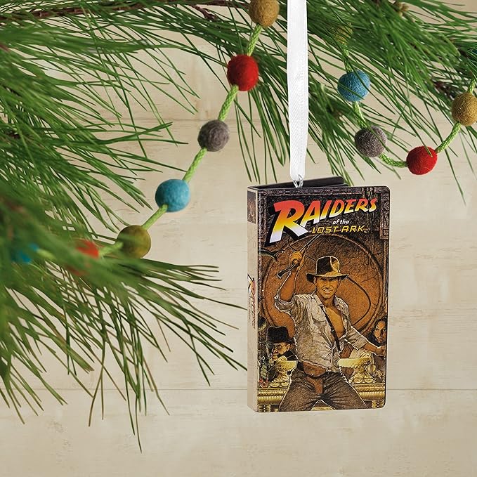 Indiana Jones VHS Case Indiana Jones - Hallmark Keepsake Ornament