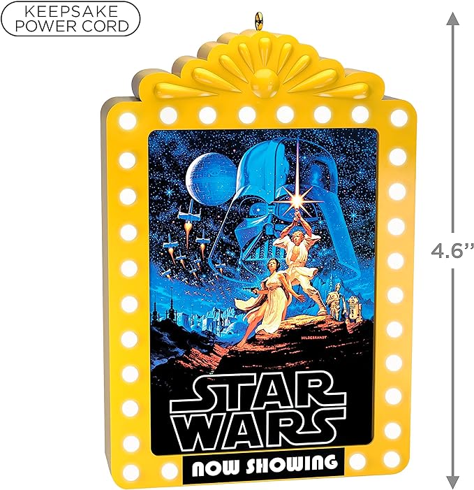 Star Wars Now Showing Magic Light - Hallmark Keepsake Ornament 2022 / 2023
