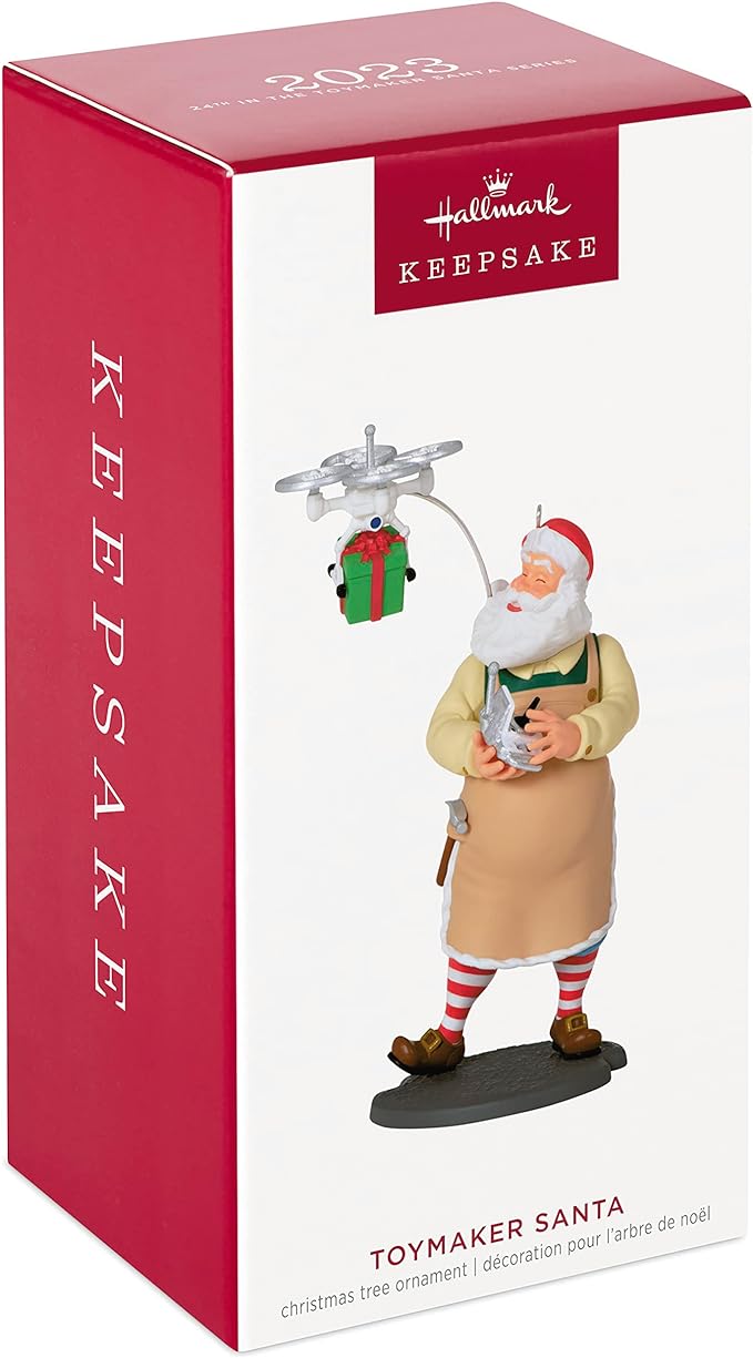 Toymaker Santa with Plane - Hallmark Keepsake Ornament 2023