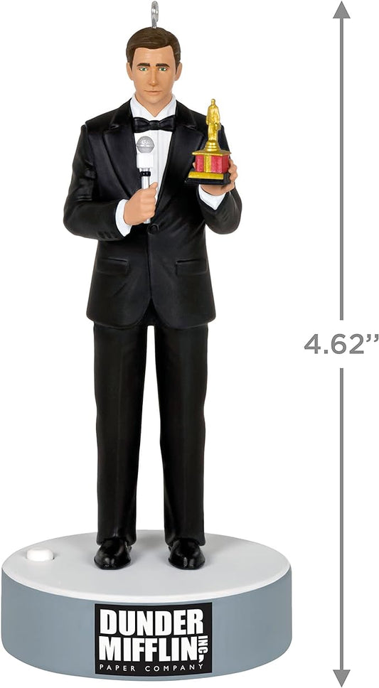 Dundie Winner! The Office - Magic Sound Hallmark Keepsake Ornament 2023