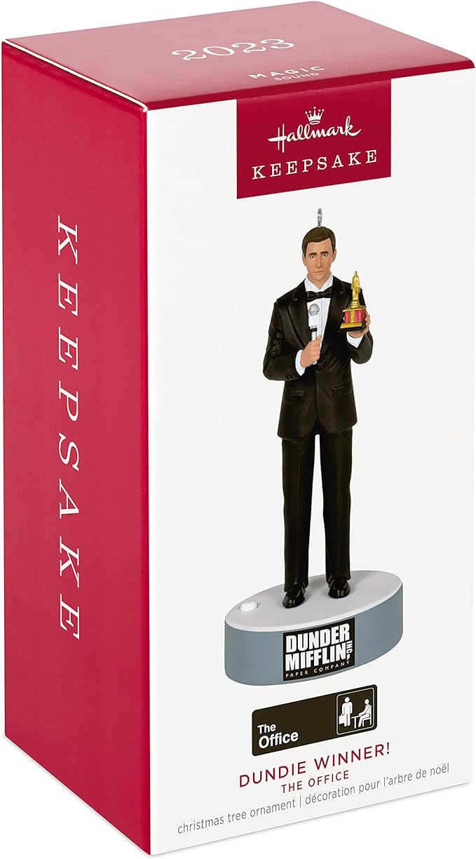 Dundie Winner! The Office - Magic Sound Hallmark Keepsake Ornament 2023