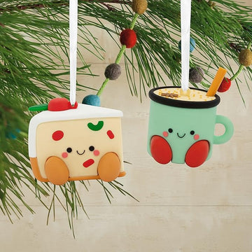 Better Together Fruitcake & Eggnog - Hallmark Keepsake Ornaments