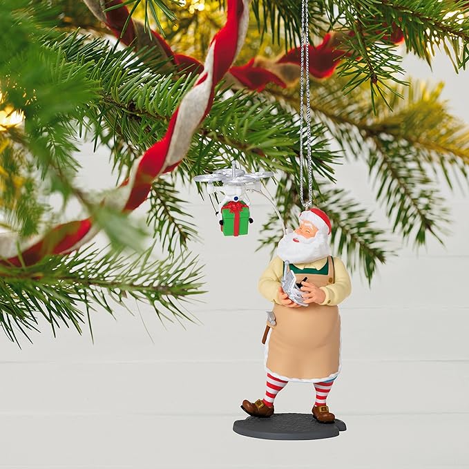 Toymaker Santa with Plane - Hallmark Keepsake Ornament 2023