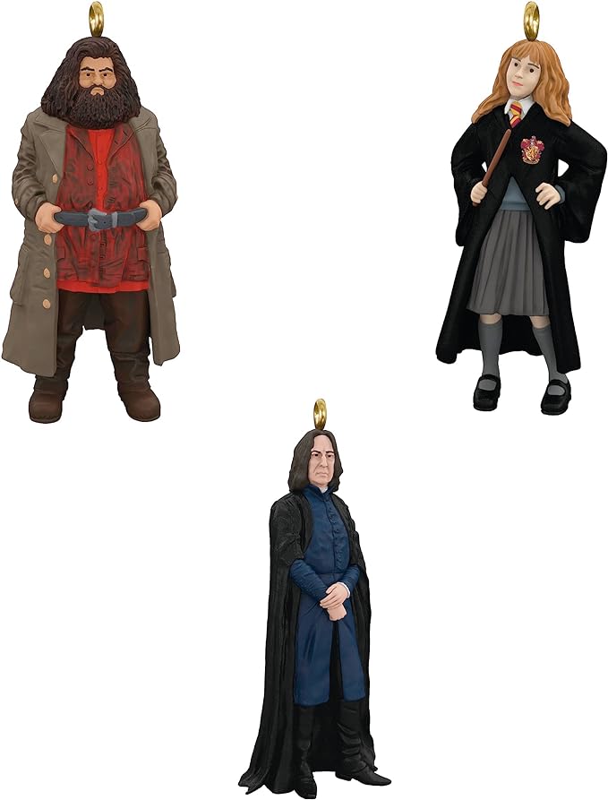 Hermione, Hagrid & Snape Harry Potter - Hallmark Keepsake Ornaments 2023