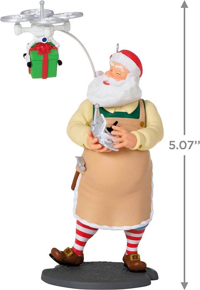 Toymaker Santa with Plane - Hallmark Keepsake Ornament 2023