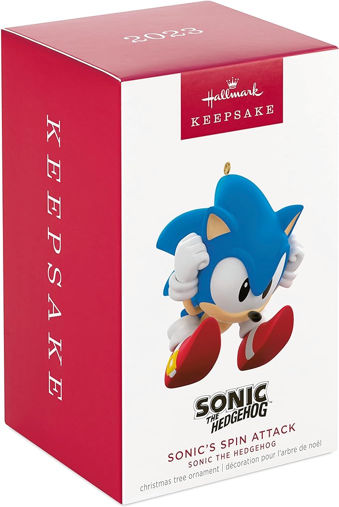 Sonic's Spin Attack Sonic the Hedgehog - Hallmark Keepsake Ornament 2023