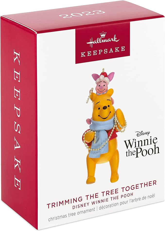 Trimming The Tree Together Winnie the Pooh Hallmark Keepsake Ornament 2023