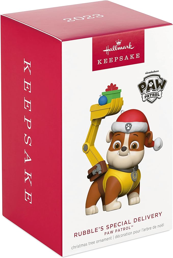 Rubble's Special Delivery Paw Patrol - Hallmark Keepsake Ornament 2023