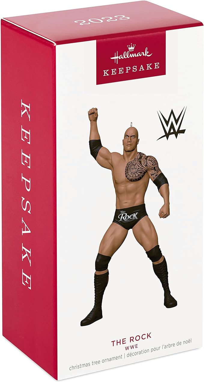 The Rock WWE - Hallmark Keepsake Ornament 2023