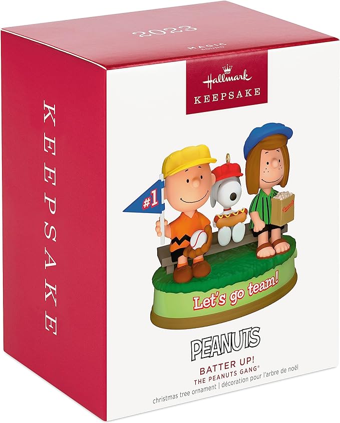 Peanuts Batter Up! - Hallmark Keepsake Ornament 2023