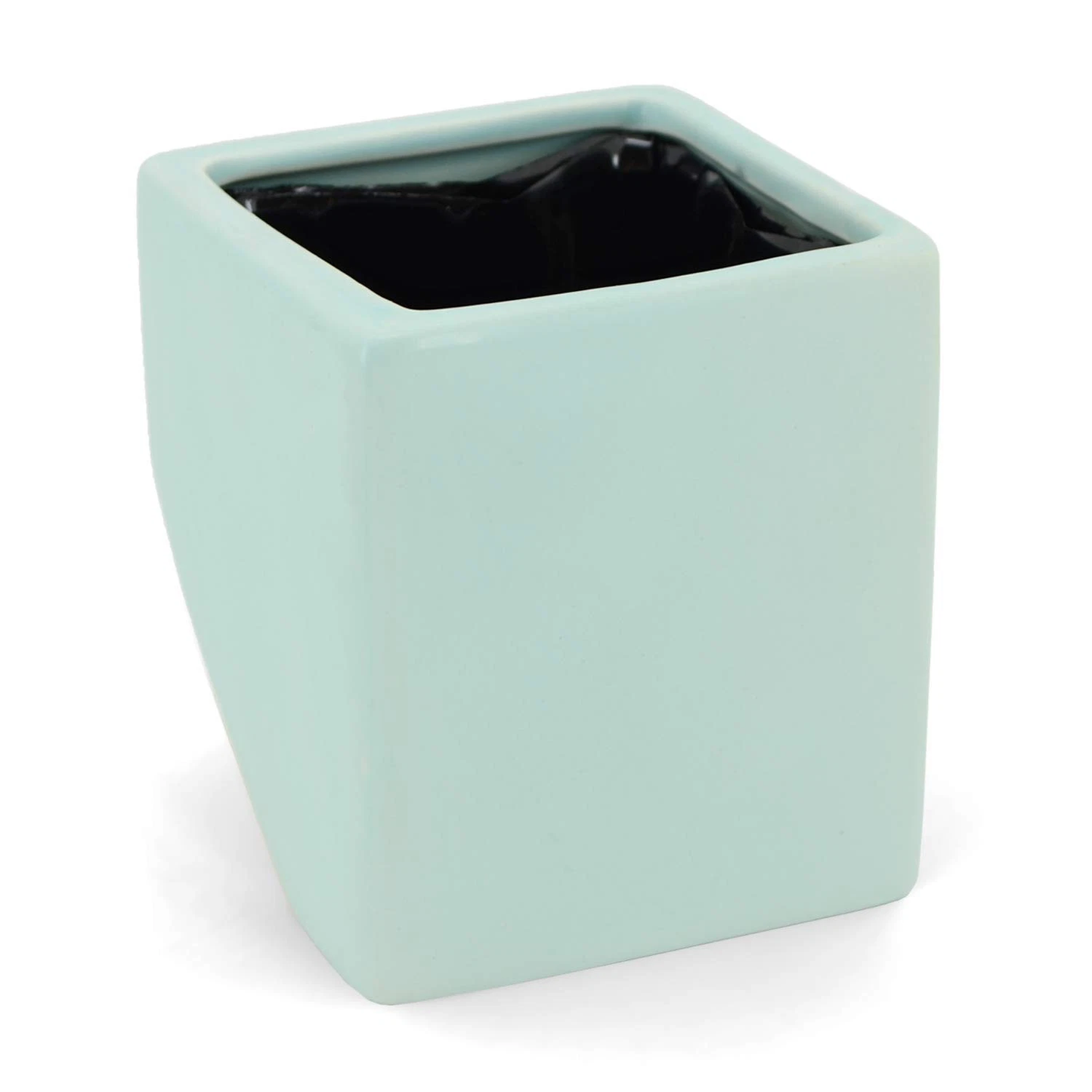 Cube Wall Planter - Mint Green - New In Box - Arcadia Garden Products 4" tall cube