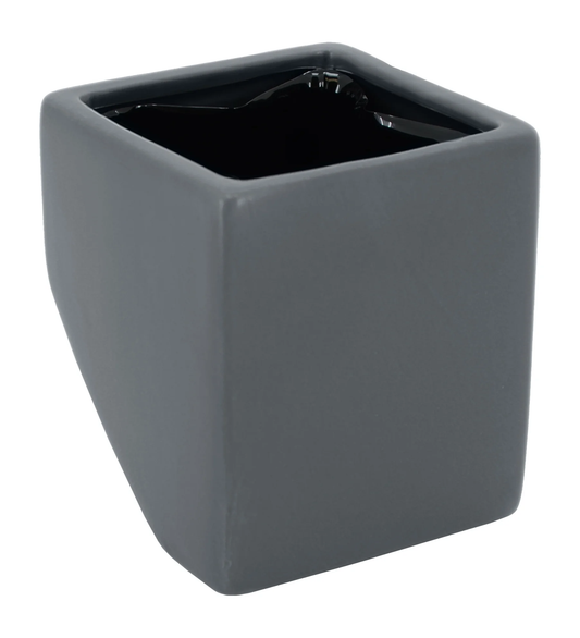 Cube Wall Planter - Dark Gray - New In Box - Arcadia Garden Products 4" tall cube