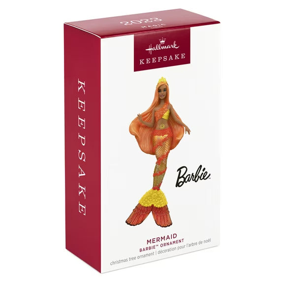 2023 Hallmark Keepsake Barbie Mermaid ornament box