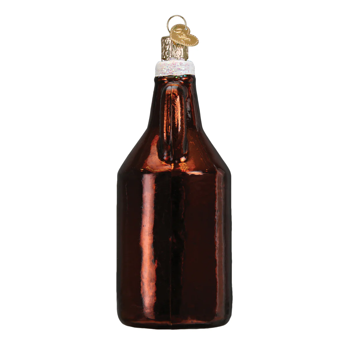 Beer Growler - Blown Glass Tree Ornament by Old World Christmas - RETIRED