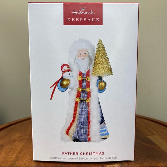 Father Christmas 2024 - Hallmark Keepsake Hanging or Standing Christmas Tree Ornament