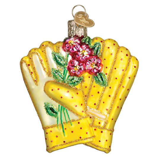 Gardening Gloves Blown Glass Tree Ornaments by Old World Christmas