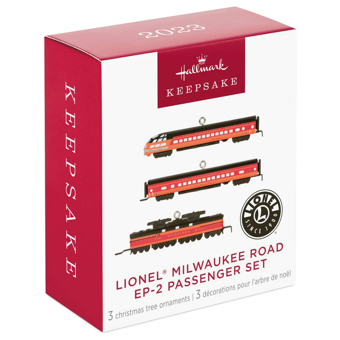 Lionel Milwaukee Road EP-2 Passenger Set - Hallmark Keepsake Ornaments
