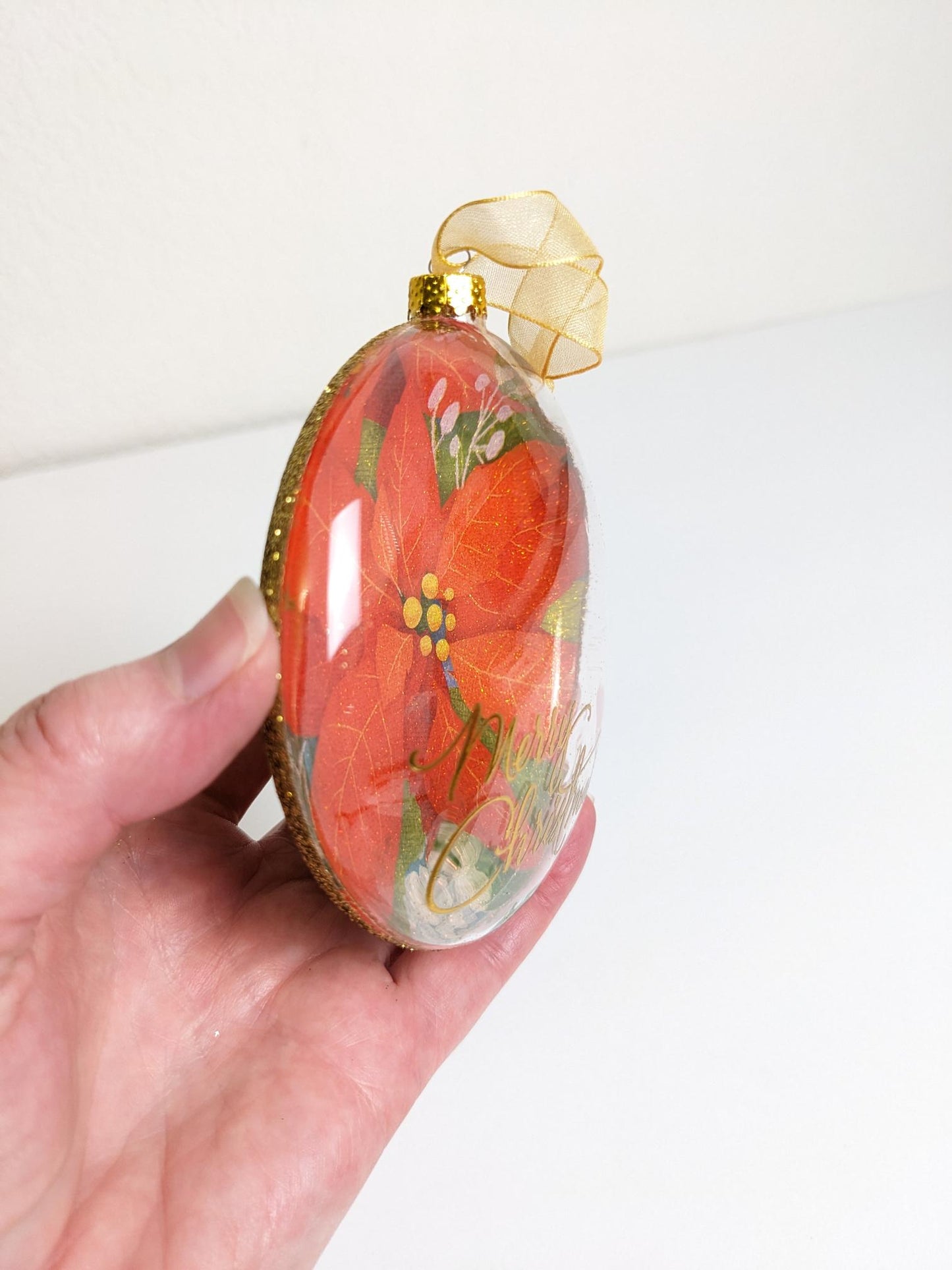 Poinsettia 'Merry Christmas' - Hallmark Keepsake Ornament 2017